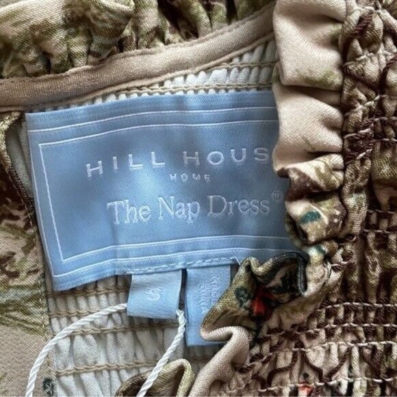 Hill House Vivi Nap Dress in Equestrian Toile stretch crepe size small - Picture 6 of 8